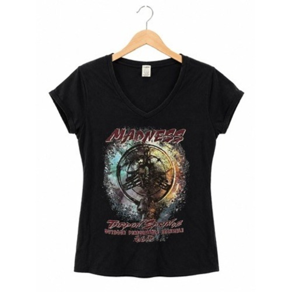 Madness Tarpon Springs Outdoor Performance Ensemble 2017 V-Neck Tee M Band Mom